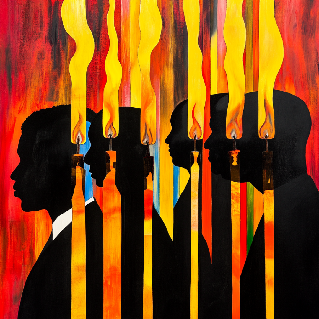 Black Girl Art - Velvet's View - Lit Reflections: The Art of Light & Thought 1011