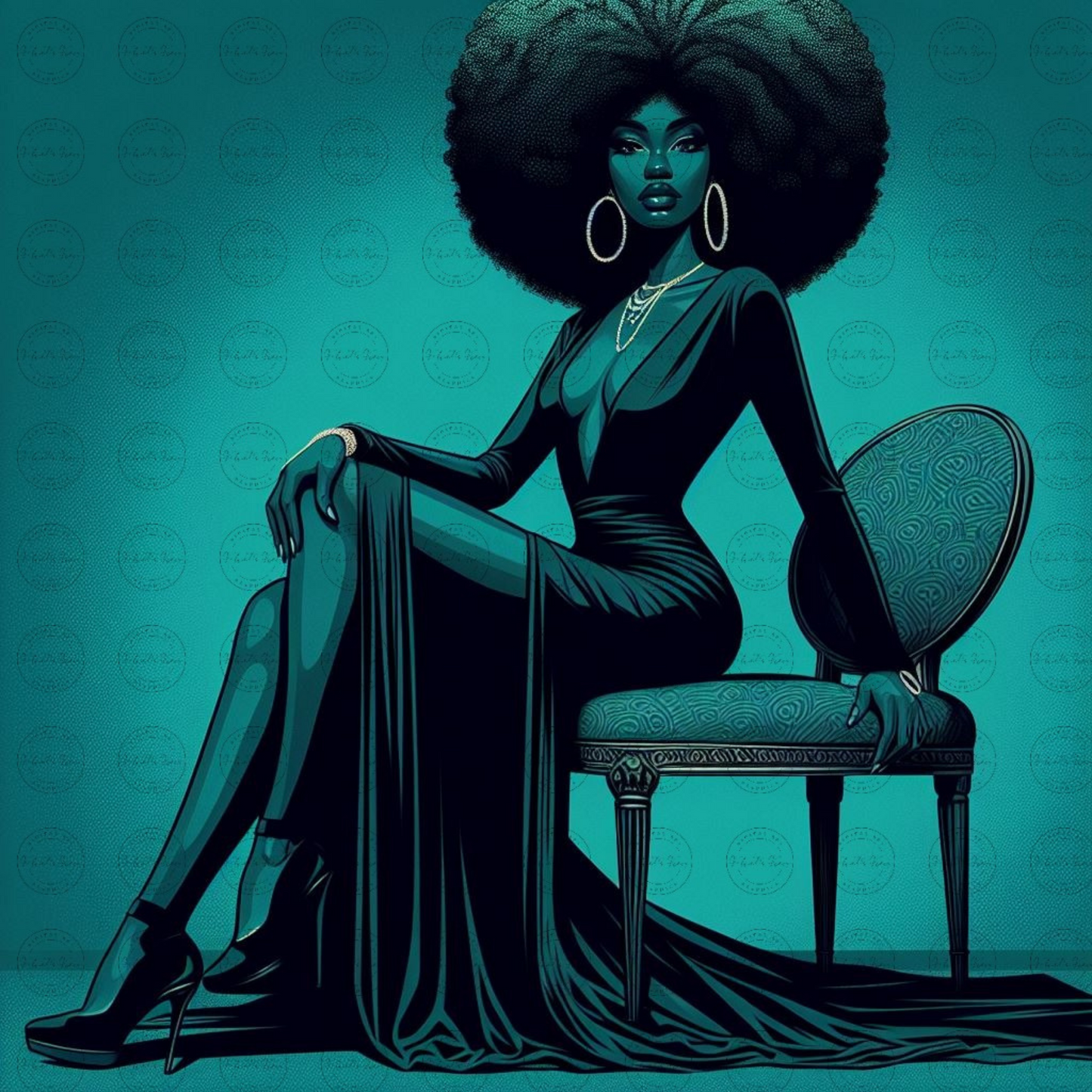 Digital Art - Silhouettes of Sophistication - #2013