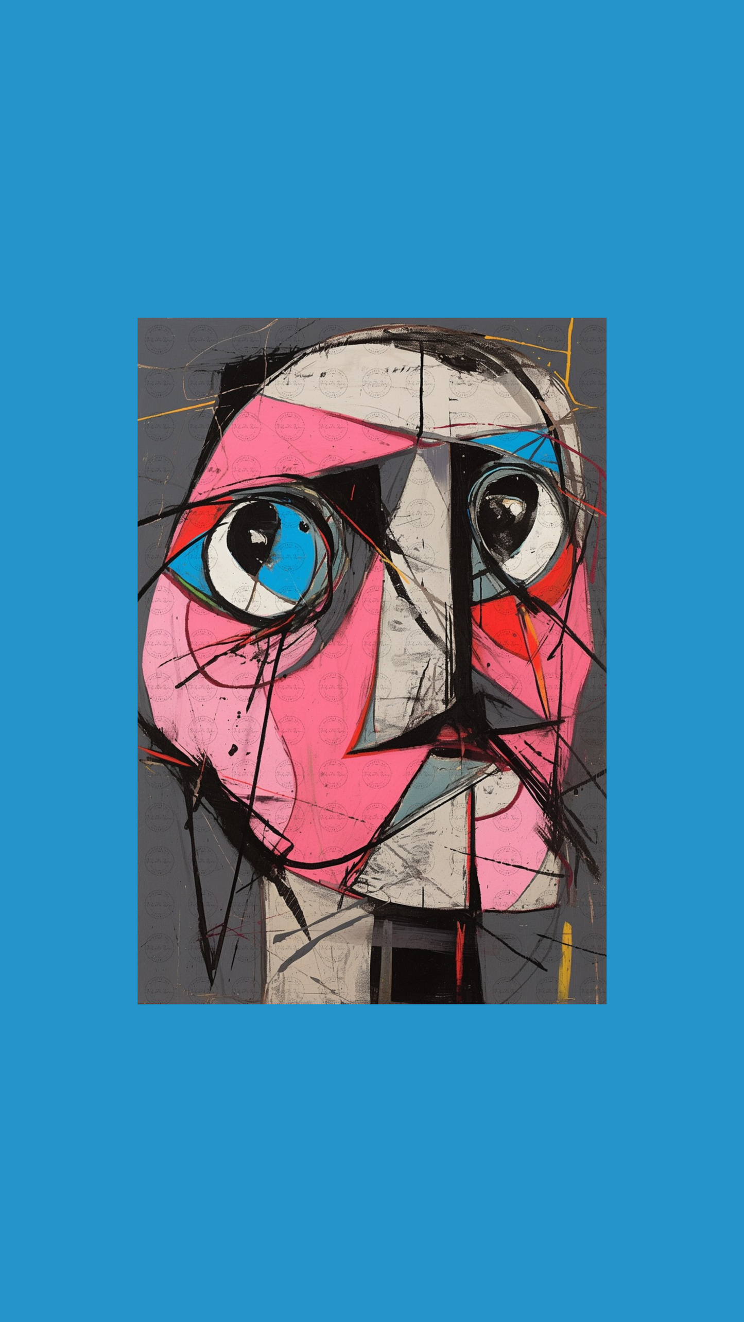 Digital Art -Cubist Impressions: Modern Echoes - #2011