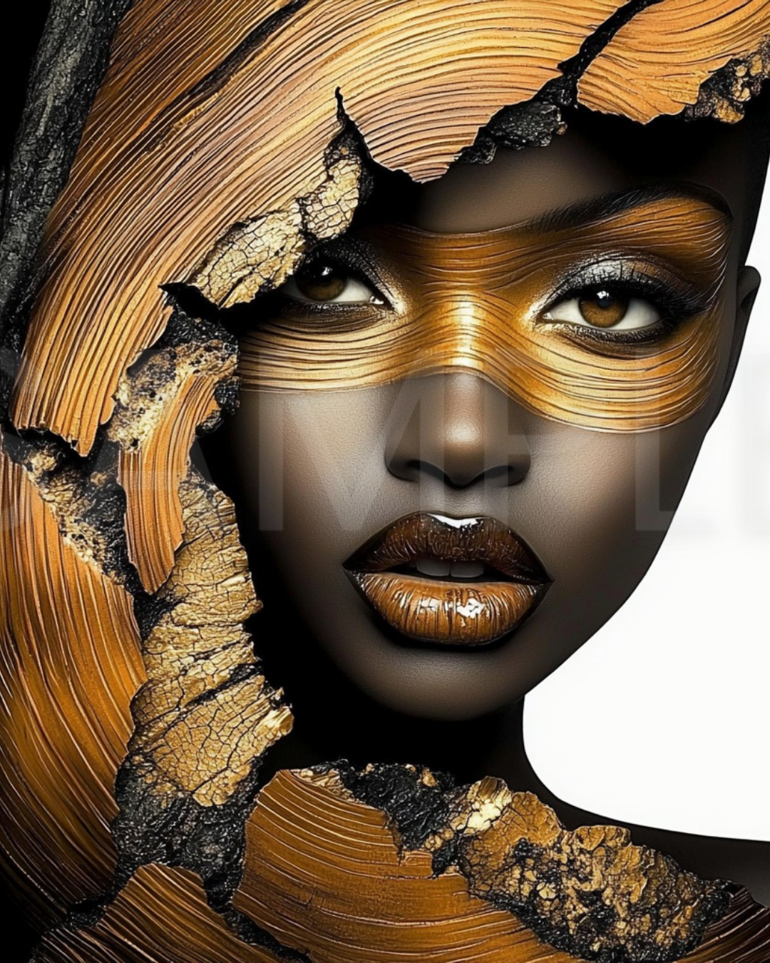 Carved in Glory: Afro-Elegance Reimagined by Velvet’s View - 82614k9