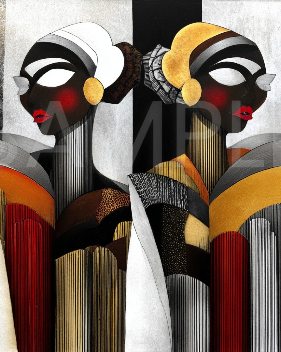 Reflections in Gold: The Duality of Black Beauty- Velvet's View -369555