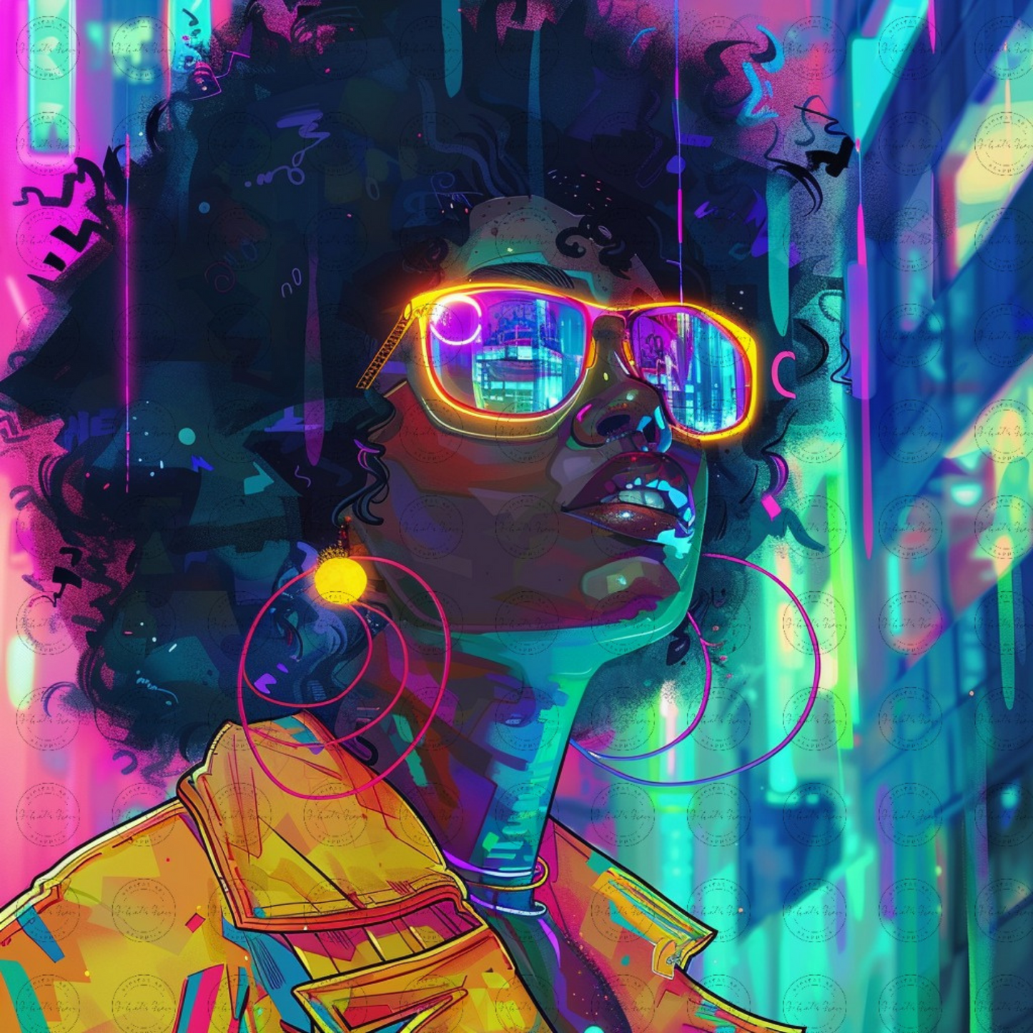 Digital Art - Vibrance & Vision: A Digital Odyssey - #2014