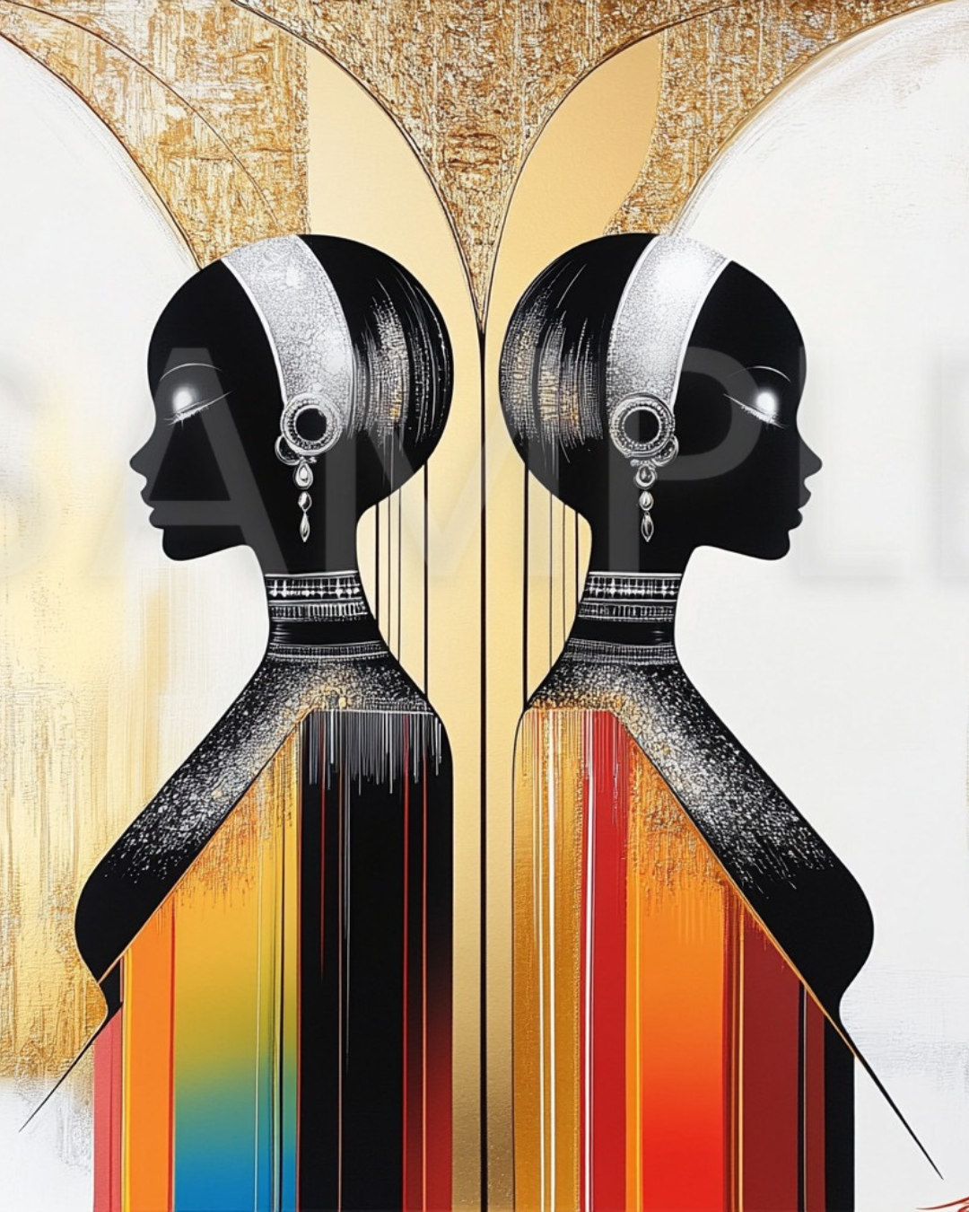 Reflections in Gold: The Duality of Black Beauty- Velvet's View -957411