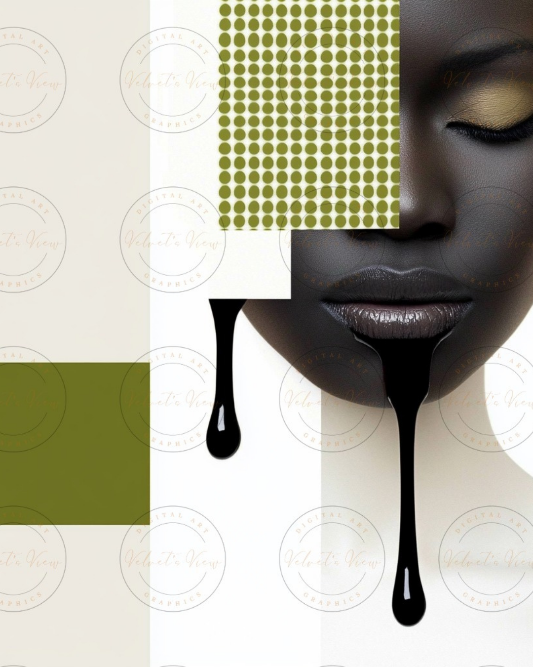 Black Girl Art - Velvet’s View - The Art of Abstract Elegance 621