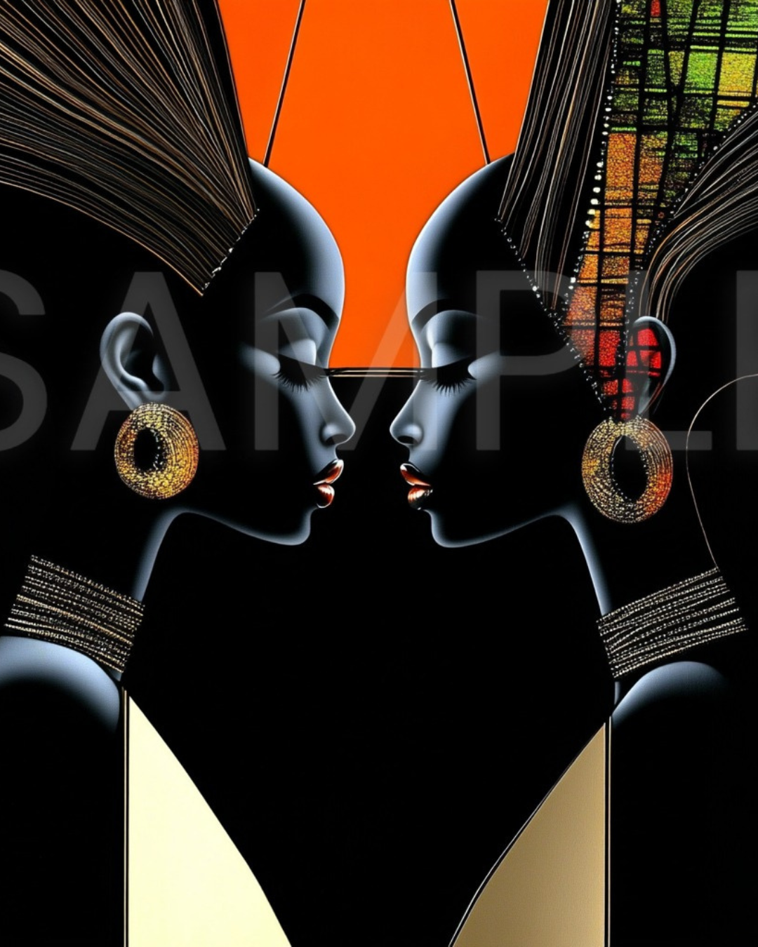 Reflections in Gold: The Duality of Black Beauty- Velvet's View -841365