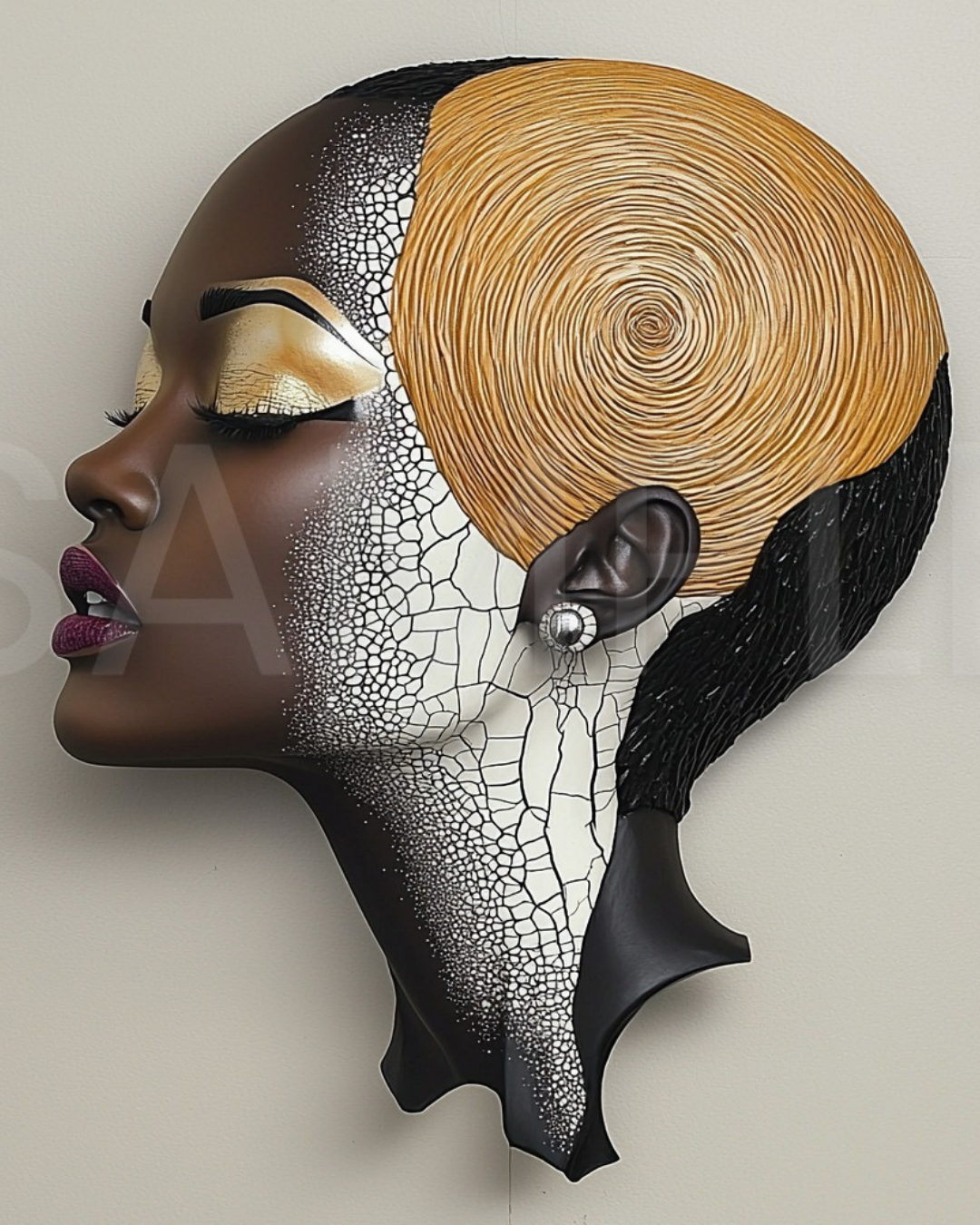 Carved in Glory: Afro-Elegance Reimagined by Velvet’s View - 82614t0