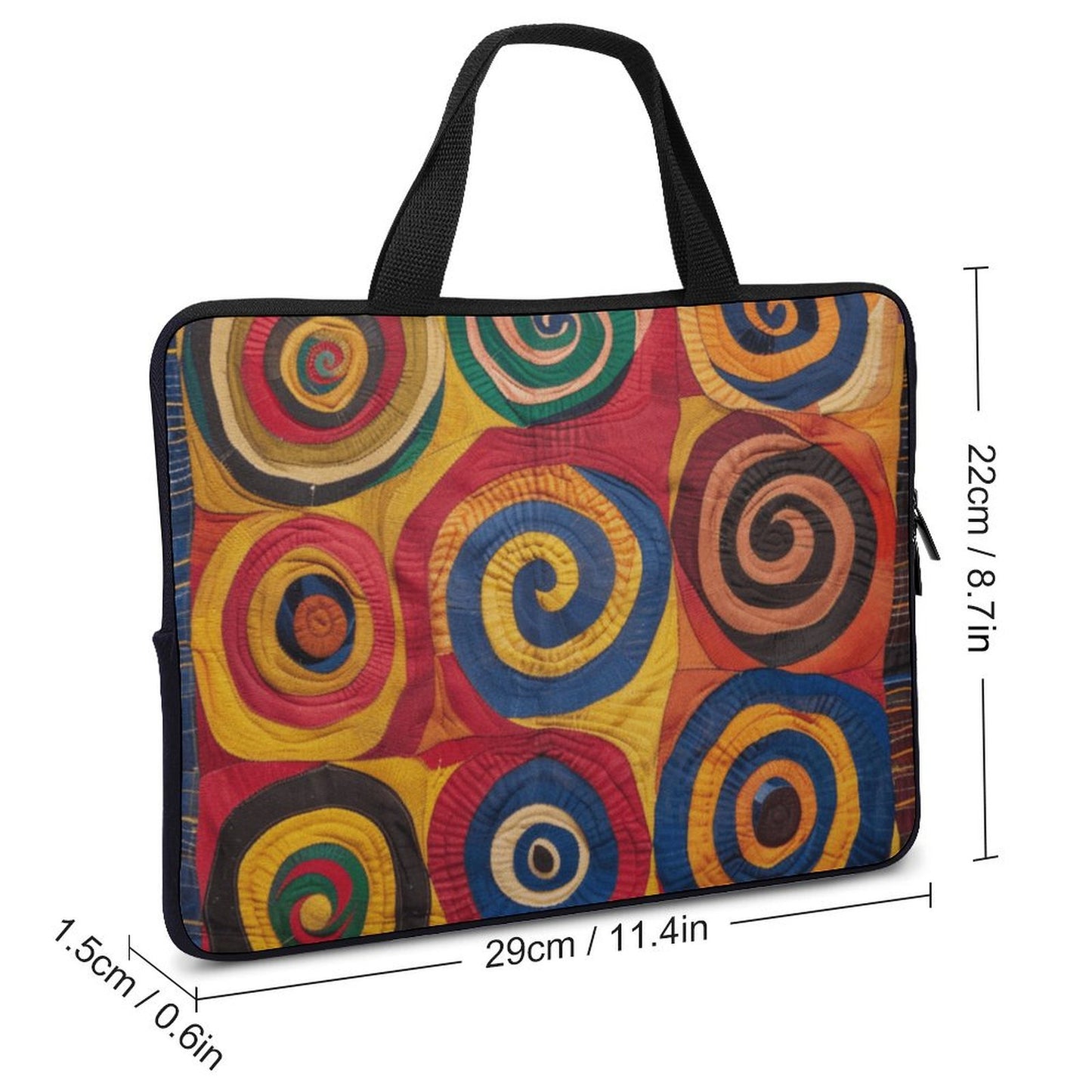 Laptop Bag - Black Girl Art - Velvet’s View - Artistic Laptop Covers Collection - Laptop Bag (Multiple Sizes) #2060