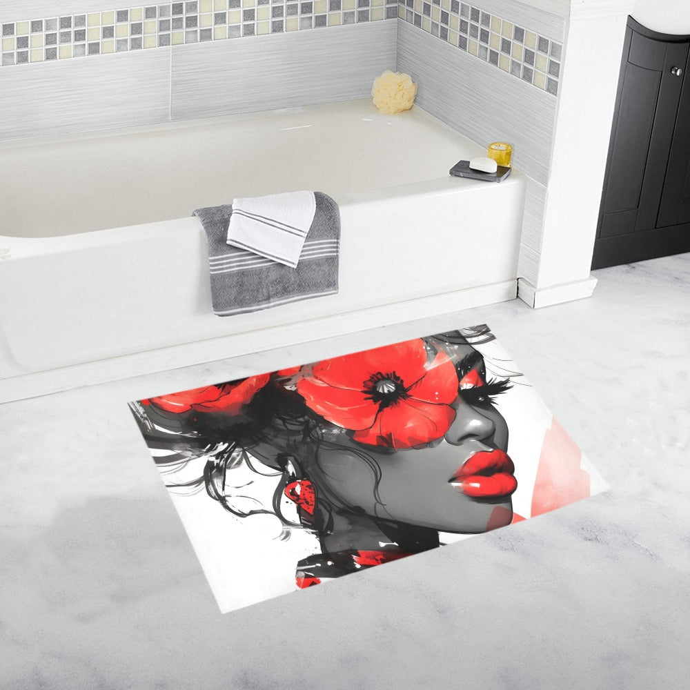 Bath Rug - Velvet's View - Bold Elegance - The Poppy Collection