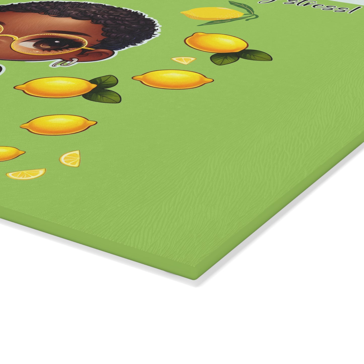 Glass Cutting Board - Velvet's View: The Lemon Delight Collection – 2014
