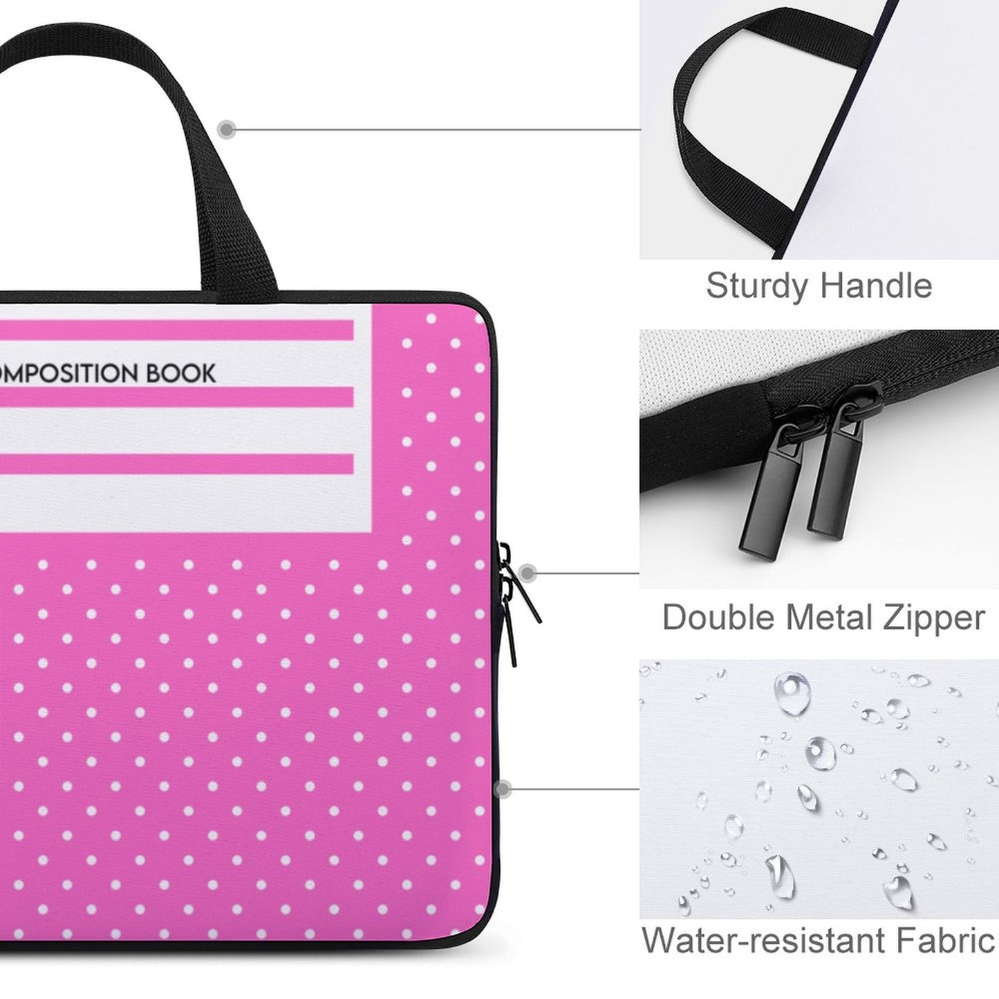 Laptop Bag - Black Girl Art - Velvet’s View: Artistic Laptop Covers Collection (Multiple Sizes) Laptop Bag - 2027