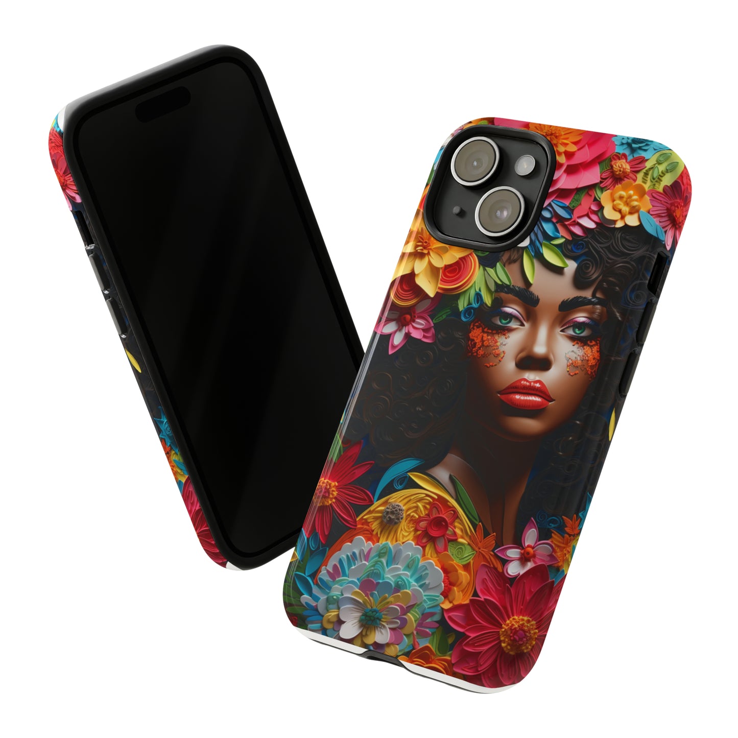 Tough Phone Cases - Black Girl Art - Velvet's