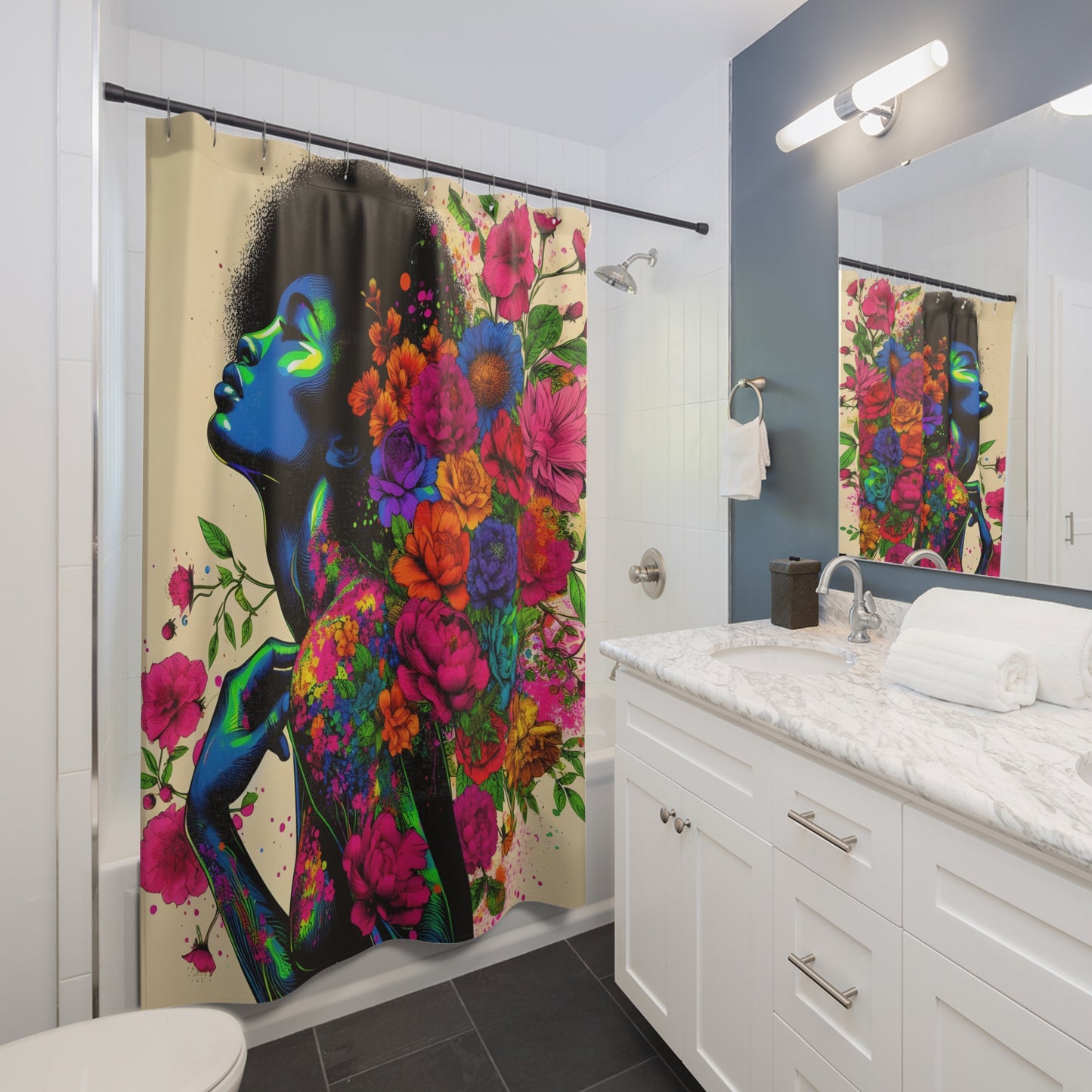 Shower Curtains - Floral Fusion - #2013