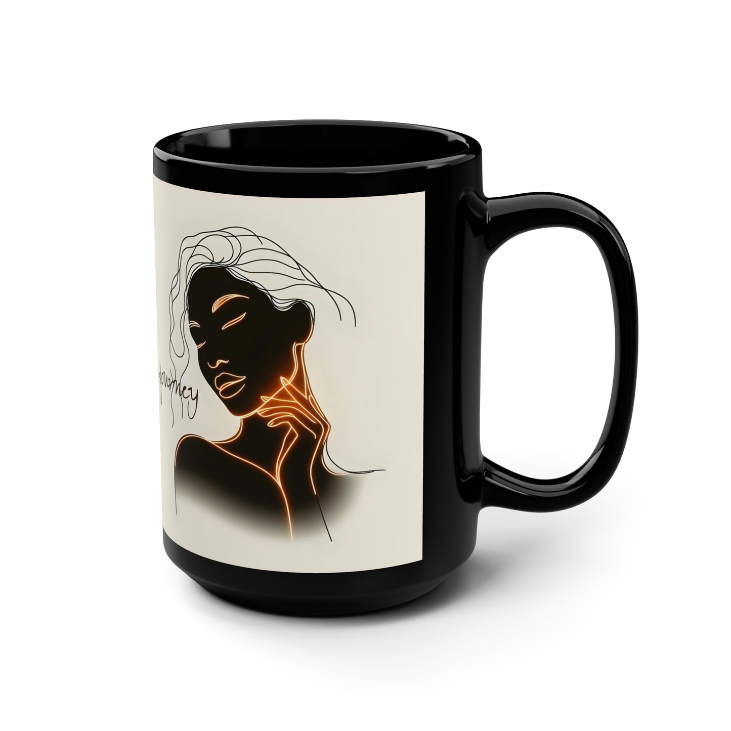 Black Mug, 15oz