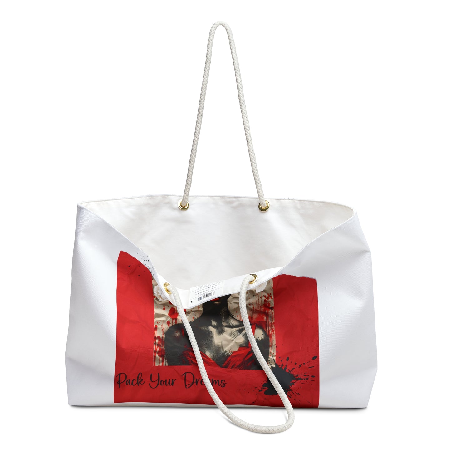 Bold Expressions: A Red and Black Journey - Weekender Bag - #2011
