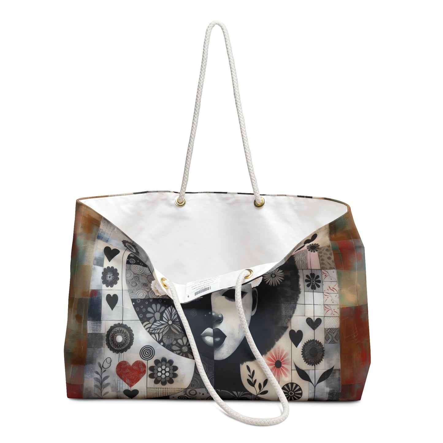 Heartfelt Reflections: Mixed Media Art Collection - Weekender Bag - #2016