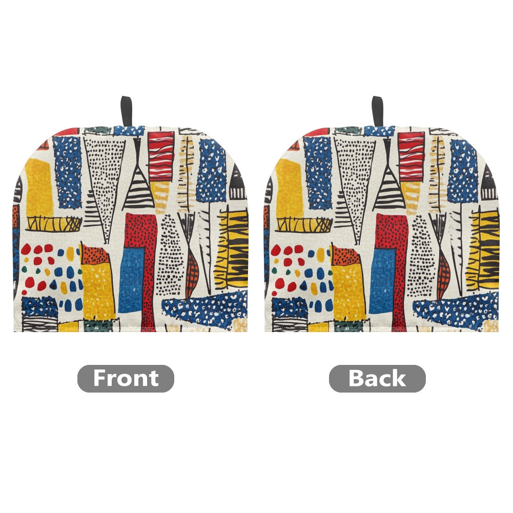 Cavcas Teapot Cover - Velvet's View - Elegant Adinkra-Inspired Fabric Collection -