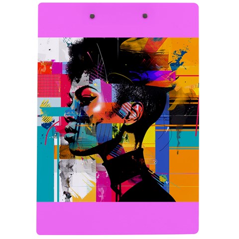 Vibrant Visions: Art-Inspired Elegance for Everyday Life Collection - A4 Acrylic Clipboard - #2011