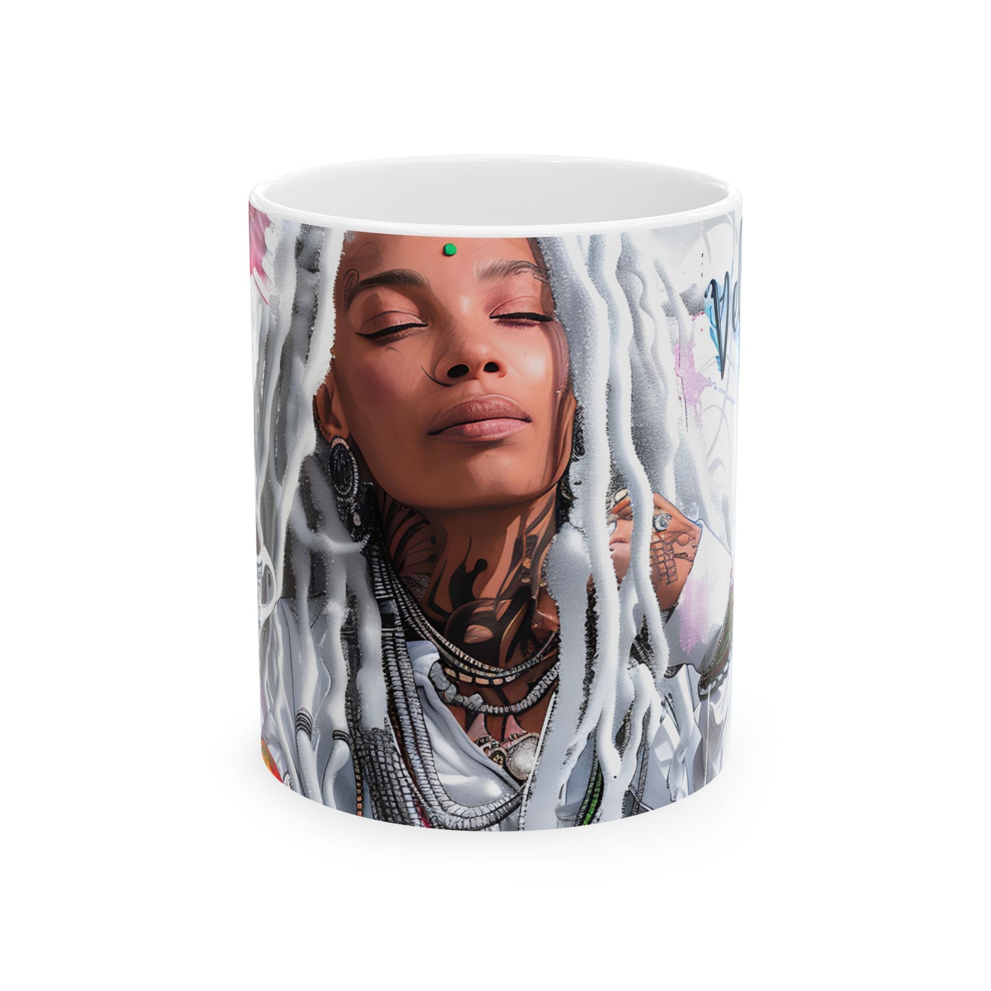 Serene Queens: A Collection of Regal Elegance - Ceramic Mug, (11oz, 15oz) - #2011