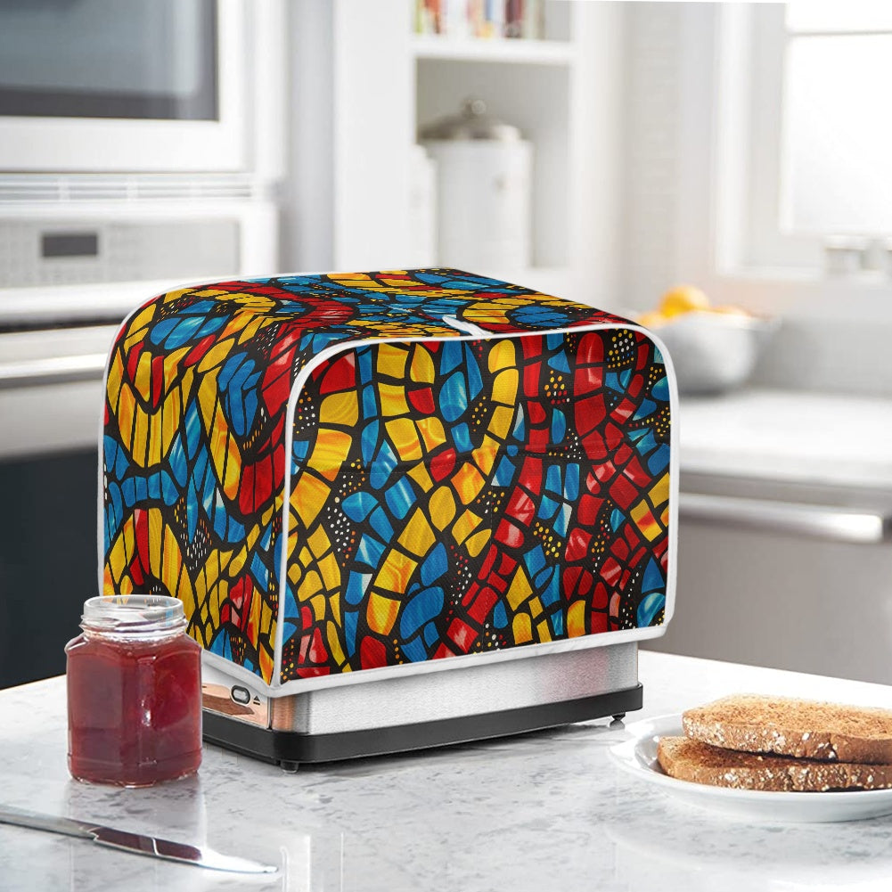 Elegant Adinkra-Inspired Fabric Collection -Toaster Cover - #2018