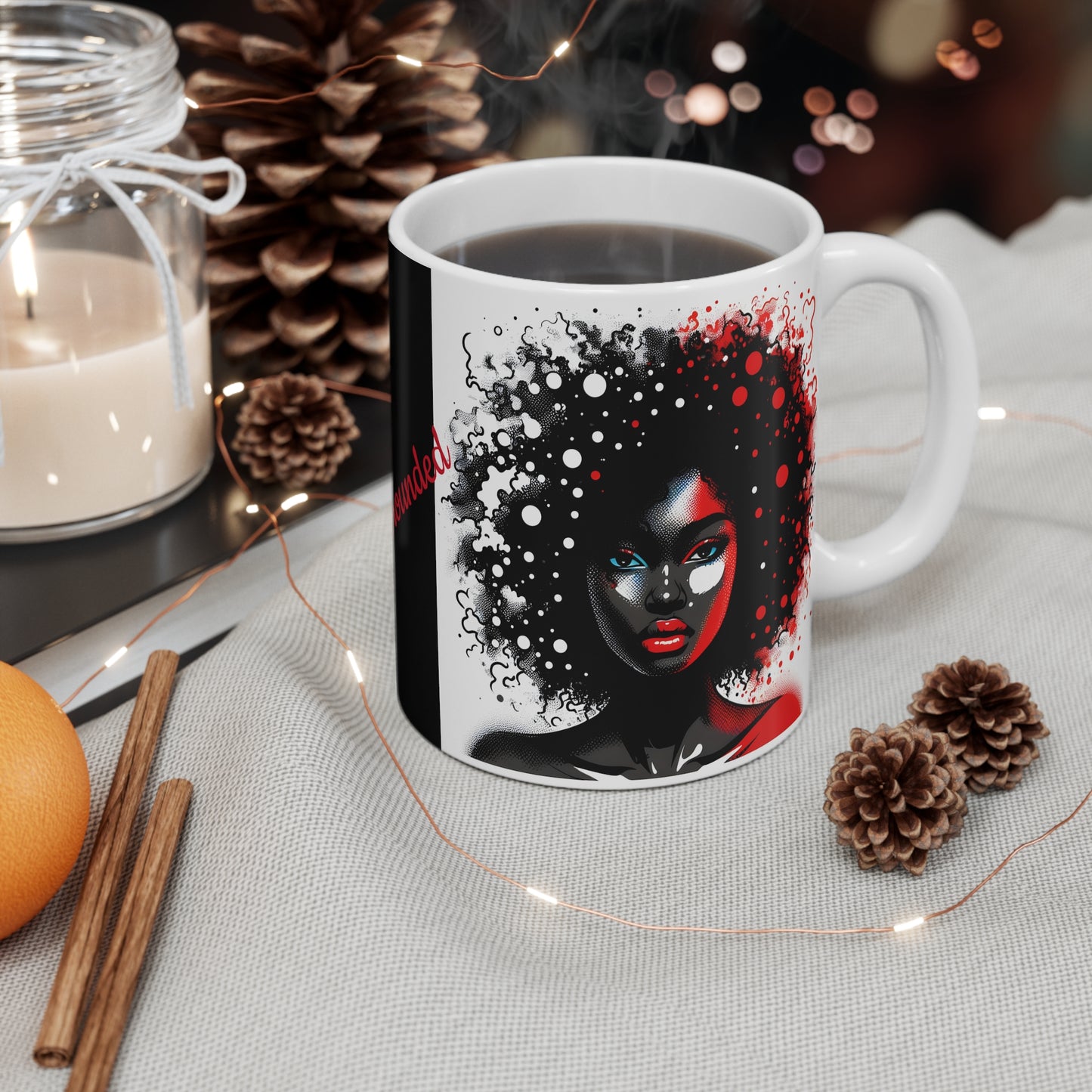 Mug Collection - Black Girl Art - Velvet's View - Vibrant Visions Collection
