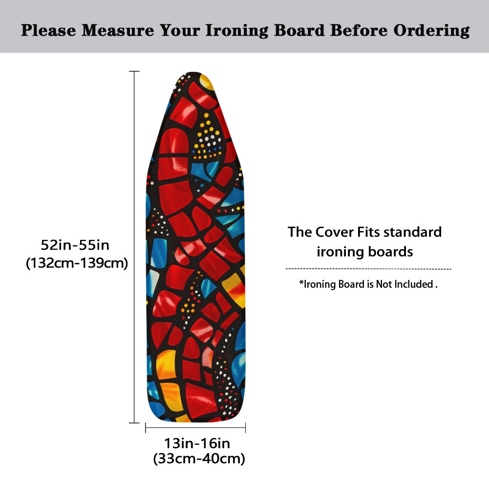 Ironing Board Cover - Velvet's View - Elegant Adinkra-Inspired Fabric Collection