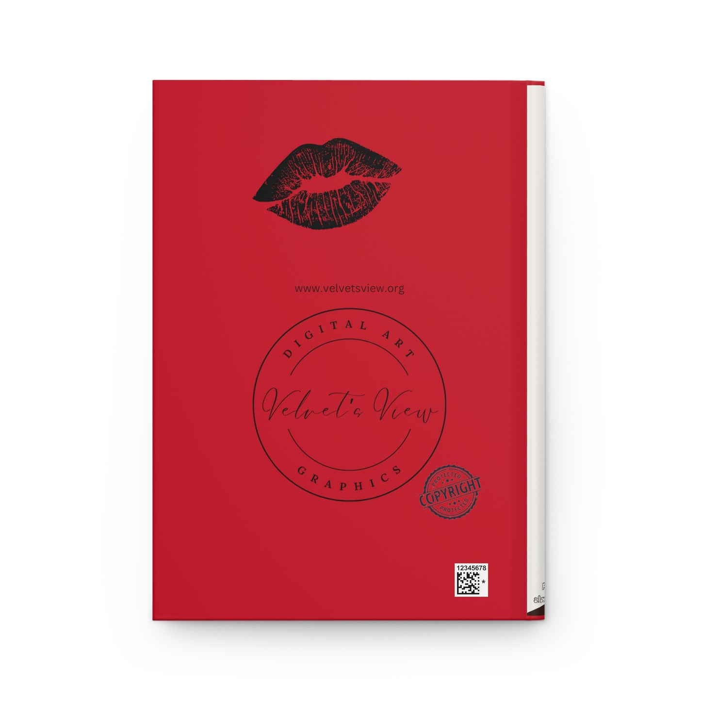Crimson Contemplations Hardcover Journal Matte