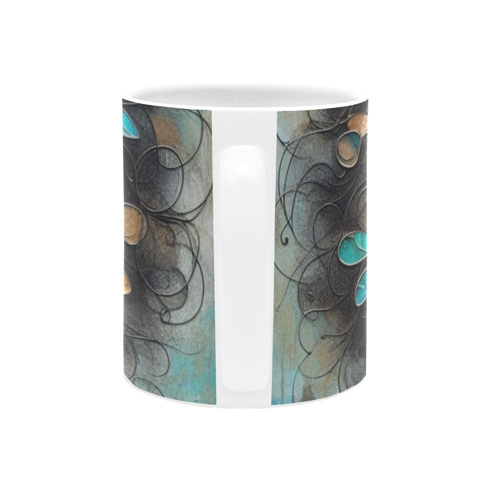 Bold & Beautiful: Afrocentric Digital Art Collection - White Mug(11OZ) - #2013