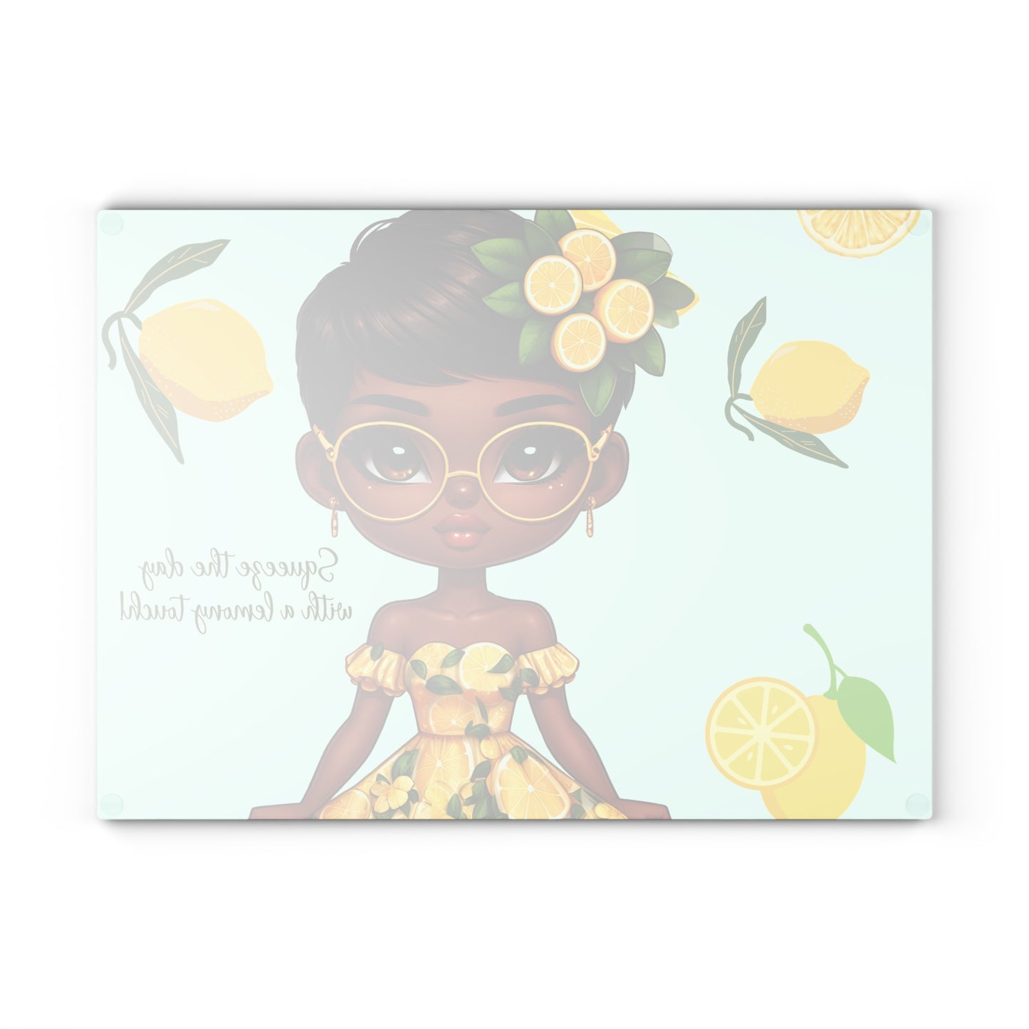 Glass Cutting Board - Velvet's View: The Lemon Delight Collection –2011