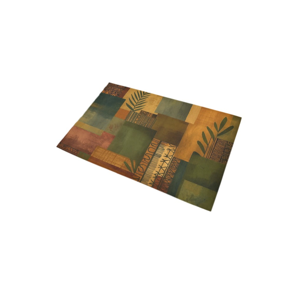 Rooted in Earth, Woven in Culture: Afrocentric Decor Inspired by Textiles, Texture & Legacy - Bath Rug 20''x 32''