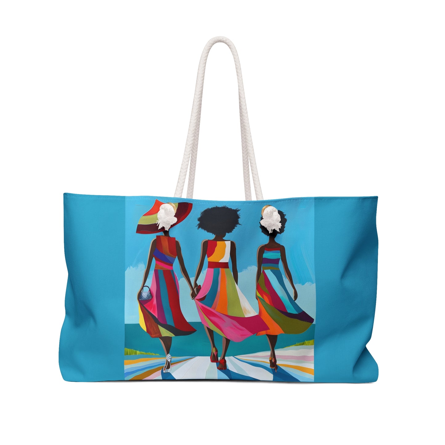 Weekender Bag - Afro Chic: A Celebration of Vibrant Elegance - #2013