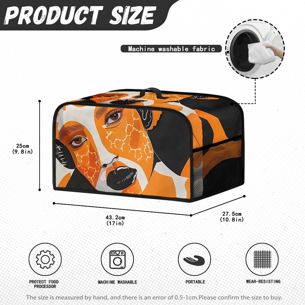 Slow Cooker Cover - Velvet's View - Giraffe Essence - A Fusion of Nature and Elegance Collection