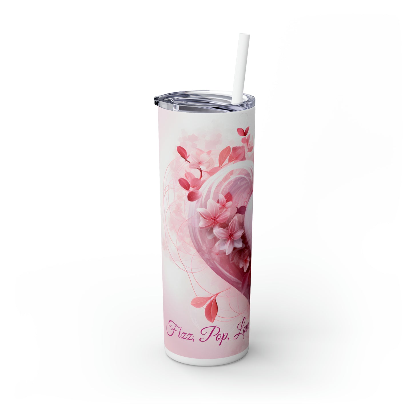 Skinny Tumbler with Straw, 20oz