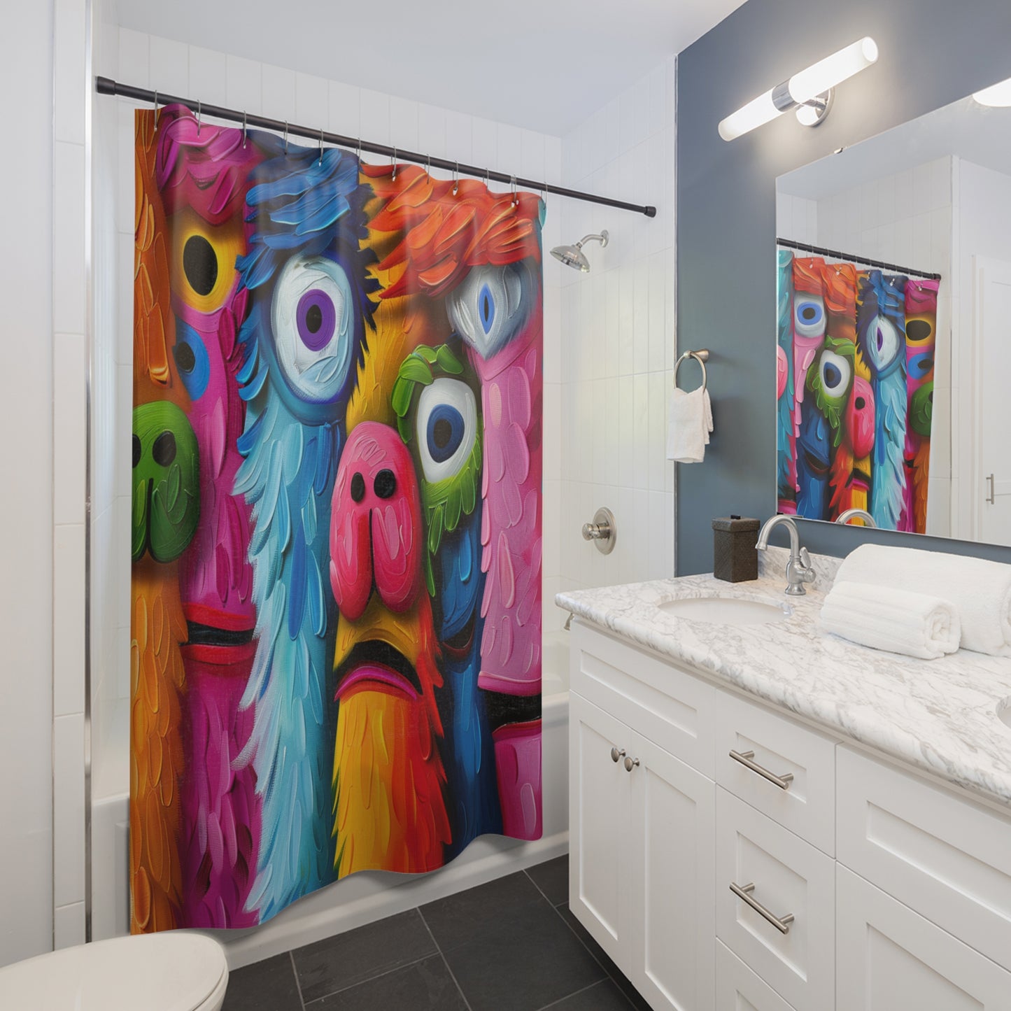 Whimsical Wonders: Towel and Shower Curtain Collection - Shower Curtains - #2015