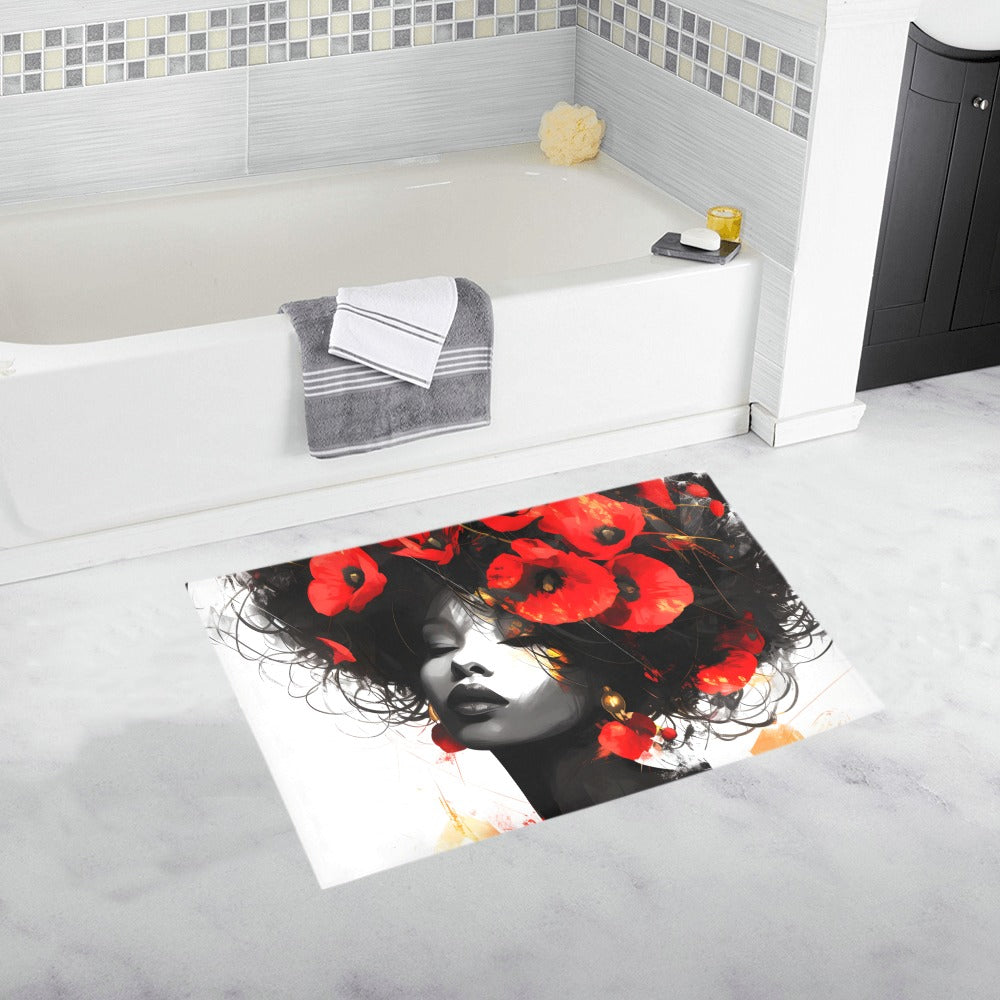 Bath Rug - Velvet's View - Bold Elegance - The Poppy Collection