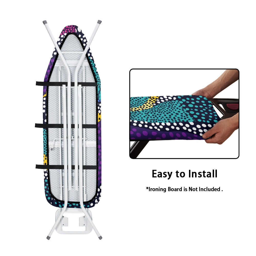 Ironing Board Cover - Velvet's View - Pop Vibrance Collection - Dynamic Patterns and Energetic Textures