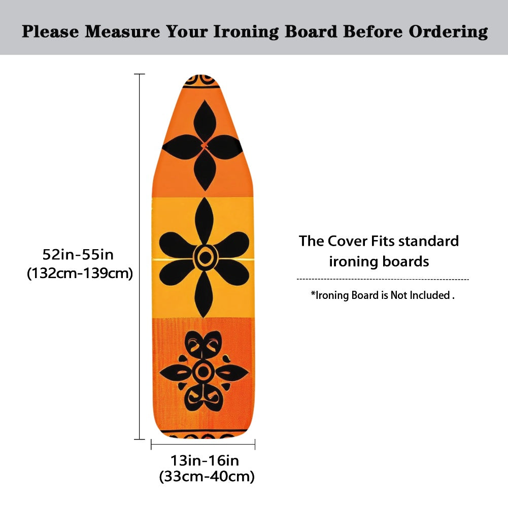 Elegant Adinkra-Inspired Fabric Collection - Ironing Board Cover-#2012