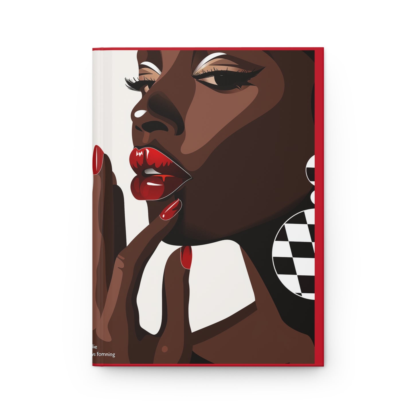 Crimson Contemplations Hardcover Journal Matte