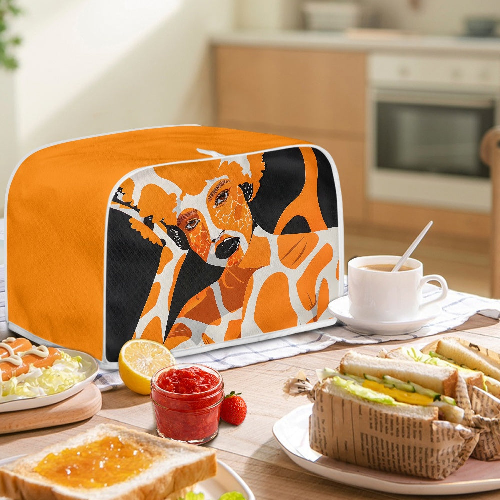 Toaster Cover - Velvet's View - Giraffe Essence - A Fusion of Nature and Elegance Collection