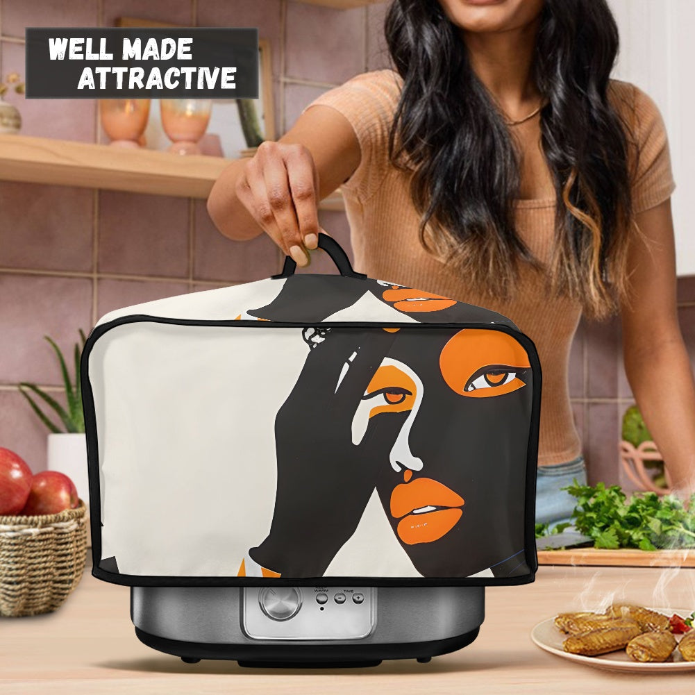 Slow Cooker Cover - Velvet's View - Giraffe Essence - A Fusion of Nature and Elegance Collection