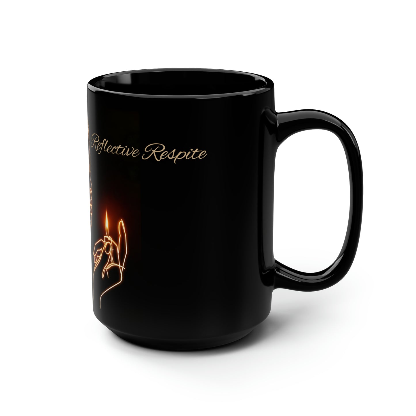 Black Mug, 15oz