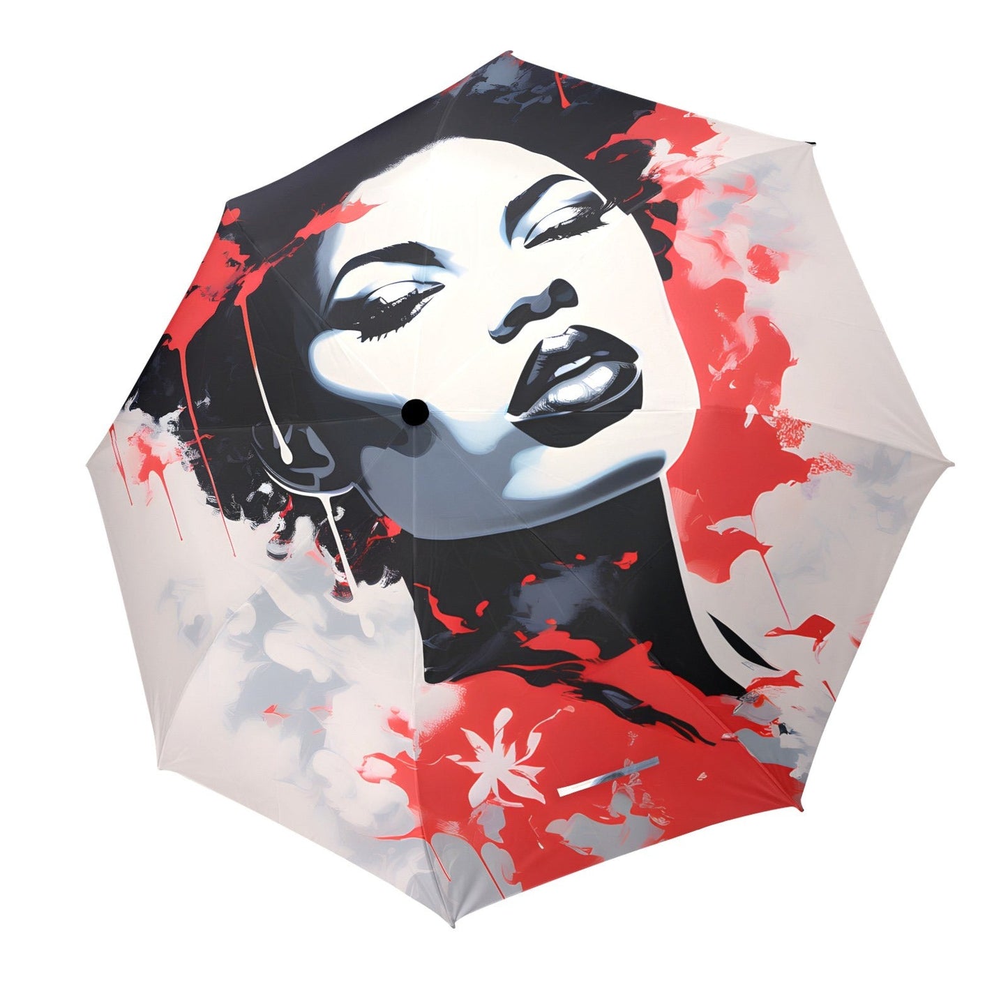 Vibrant Visions - Semi-Automatic Foldable Umbrella (Model U12) - #2012