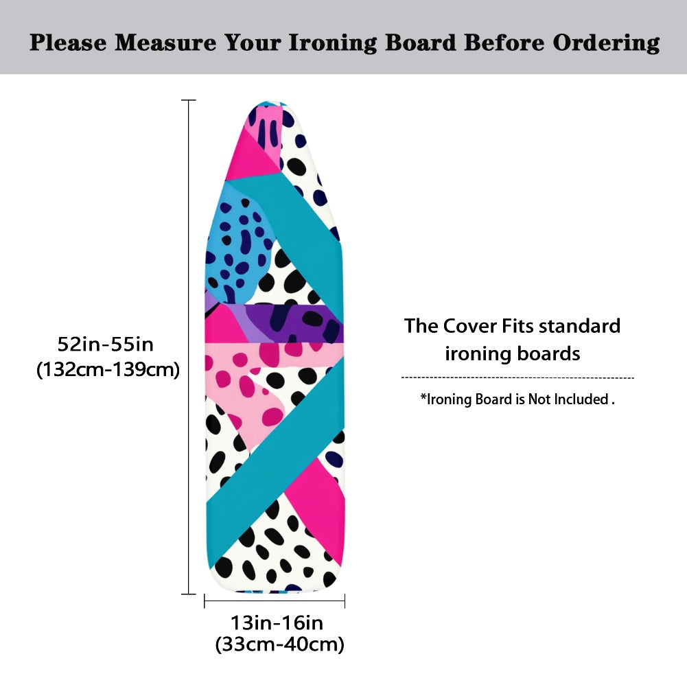 Ironing Board Cover - Velvet's View - Pop Vibrance Collection - Dynamic Patterns and Energetic Textures