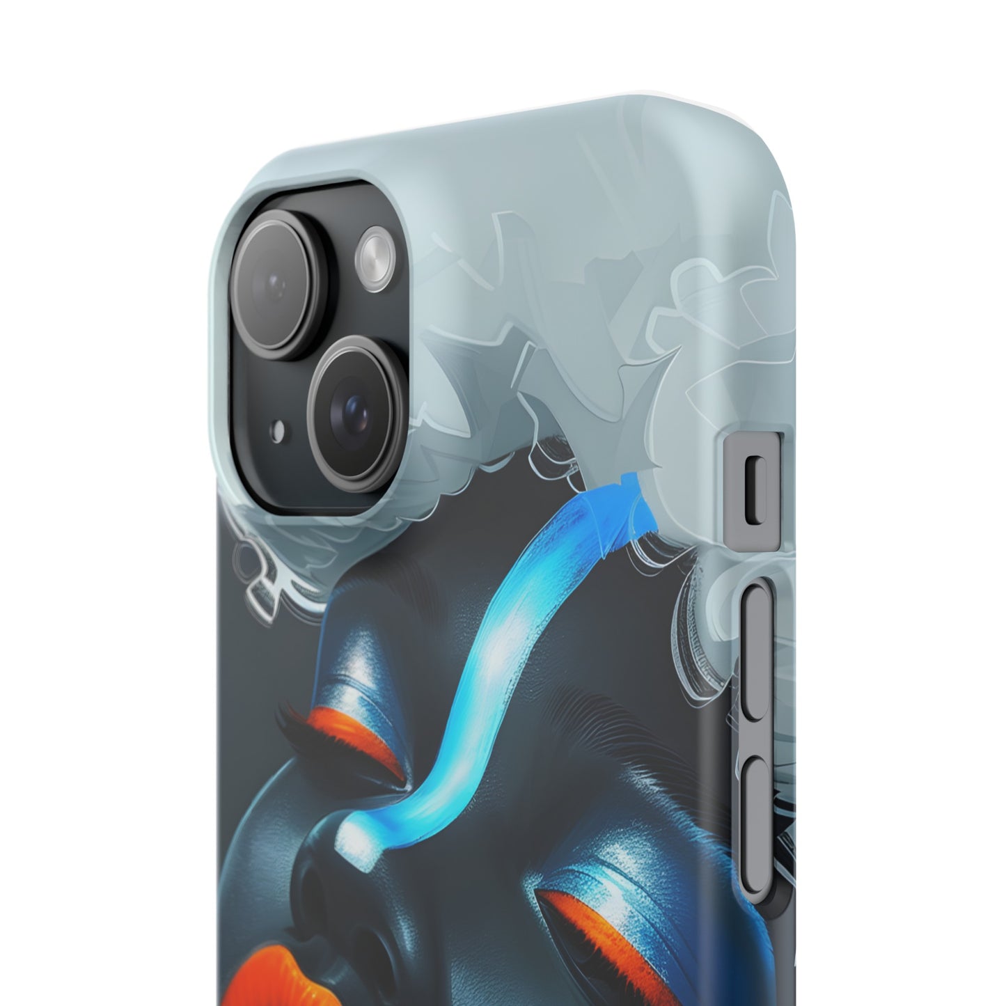 Slim Phone Cases - Black Girl Art - Velvet's View - Ethereal Vibrance