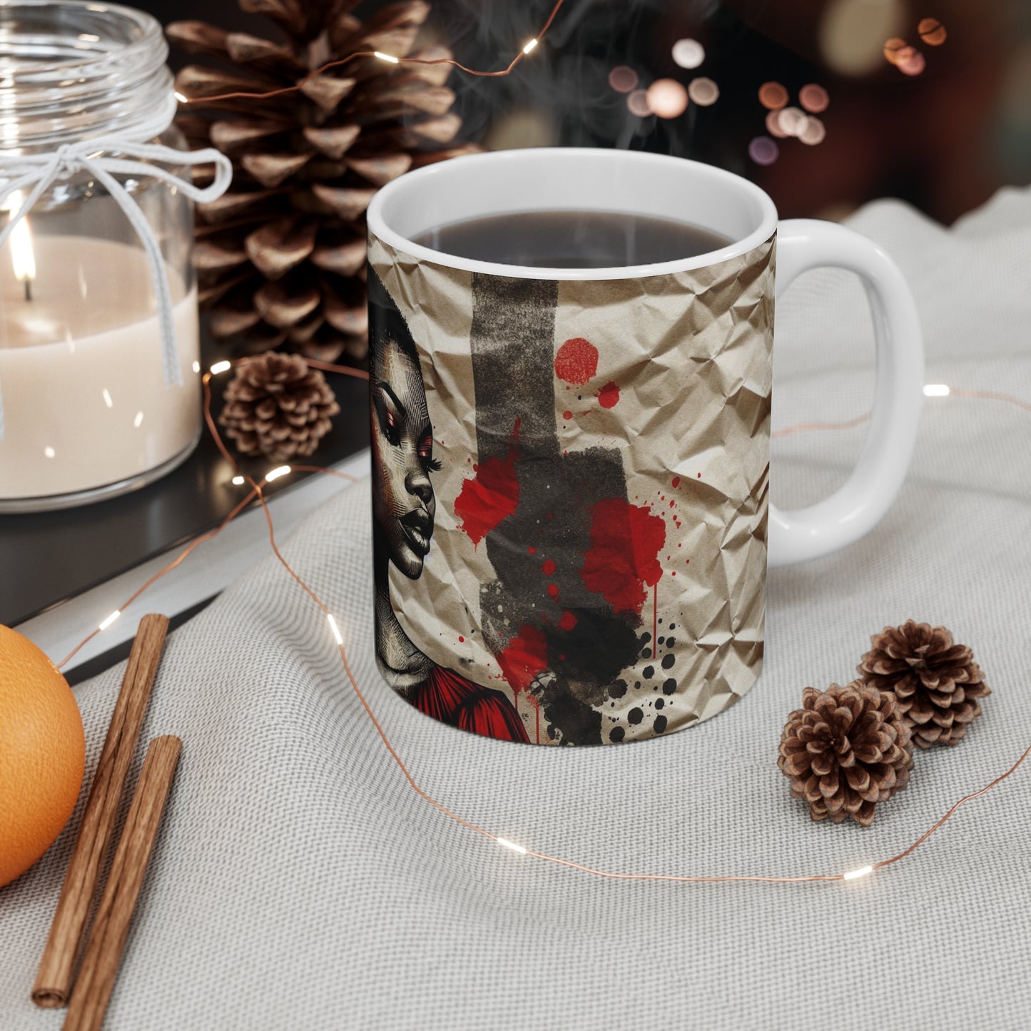 Bold Expressions: A Red and Black Journey Collection - Mug Collection - #2011