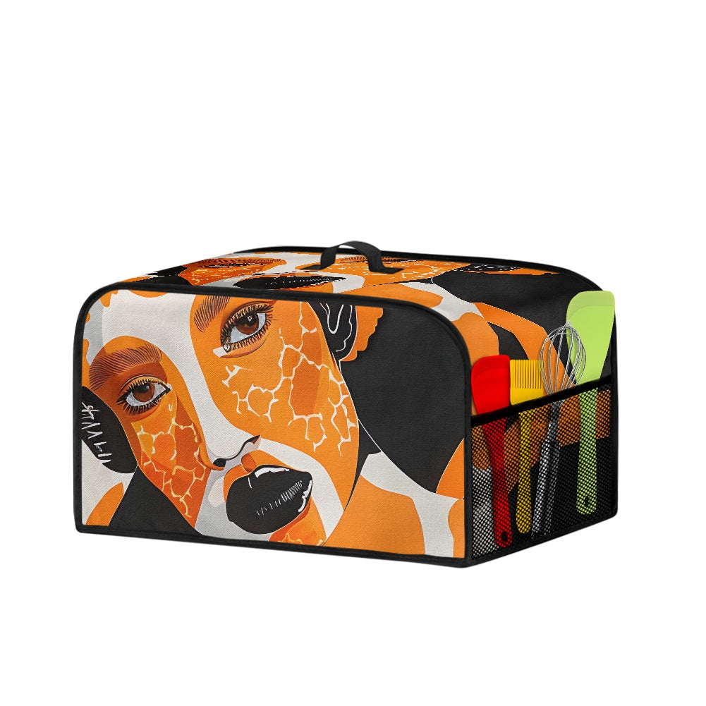 Slow Cooker Cover - Velvet's View - Giraffe Essence - A Fusion of Nature and Elegance Collection