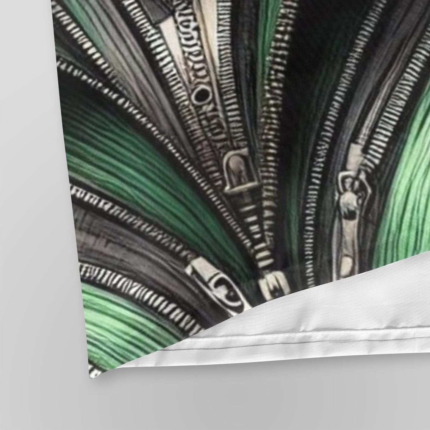 Shower Curtain - Velvet's View - Mechanical Muse - The Fusion of Fashion and Futurism - 72"x84" 1608