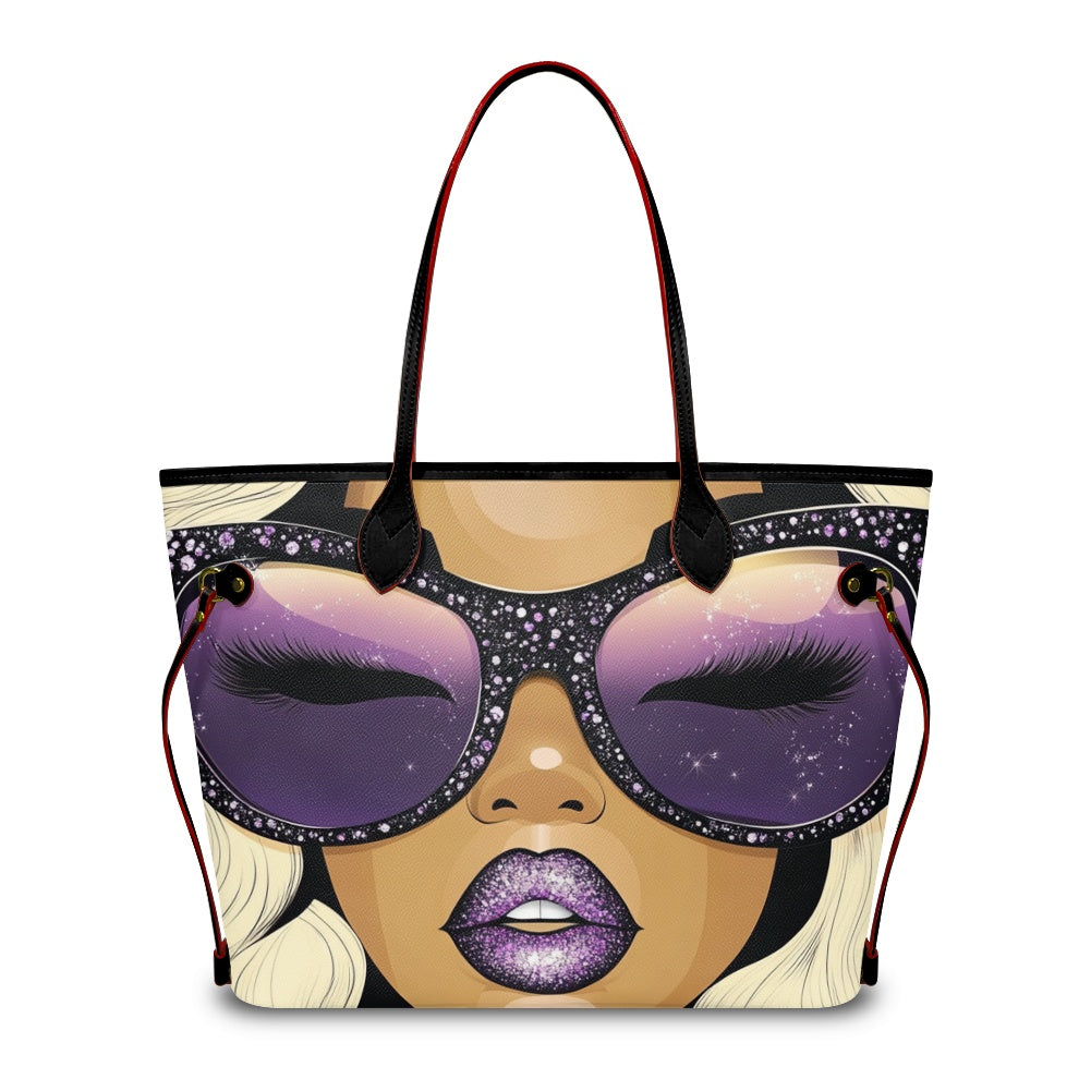 Shades of Velvet Collection - Women PU Leather Handbags - #2012