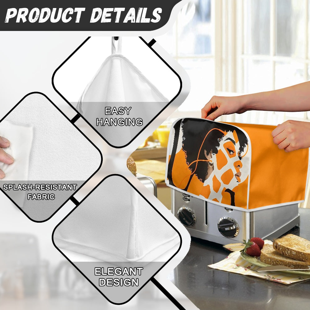 Toaster Cover - Velvet's View - Giraffe Essence - A Fusion of Nature and Elegance Collection