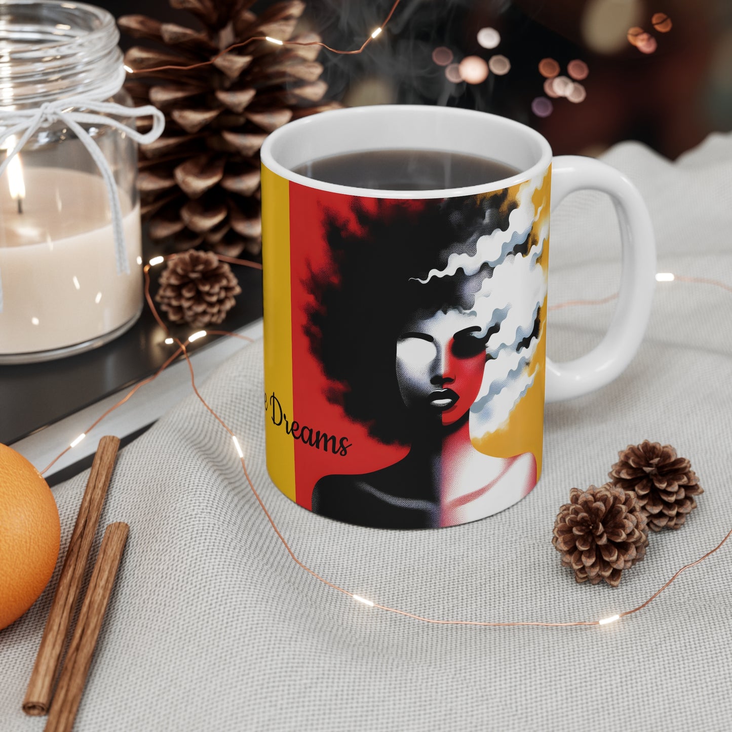 Mug Collection - Black Girl Art - Velvet's View - Vibrant Visions Collection