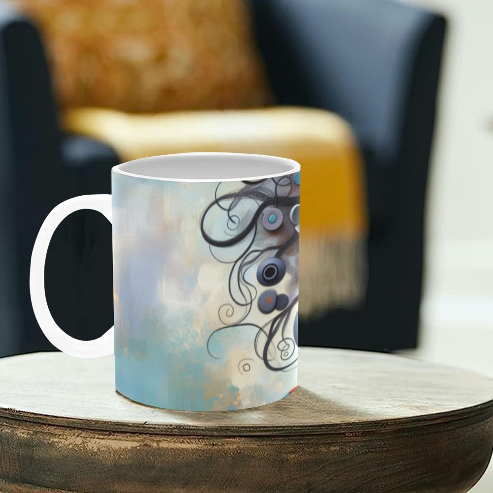 Bold & Beautiful: Afrocentric Digital Art Collection - White Mug(11OZ) - #2014